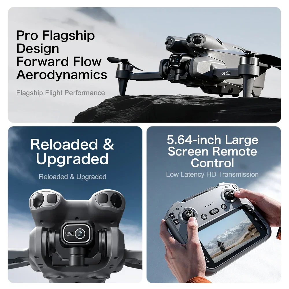 4K/6K/8K FPV Drone GT50 with D - Fpv Brushless Rc Drone 4K review and price