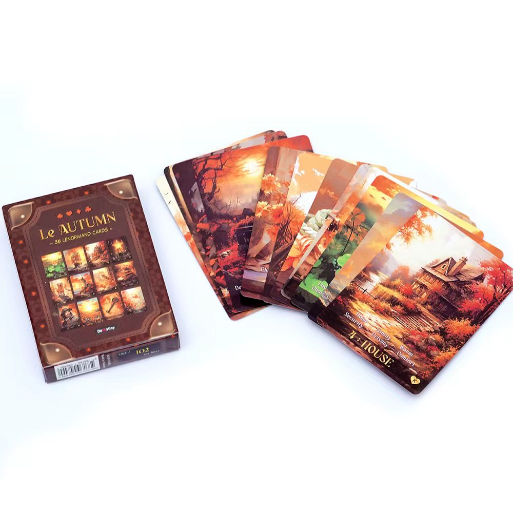 Lenormand Tarot Deck Le Autumn - Tarot Cards Deck With Guidebook review and price