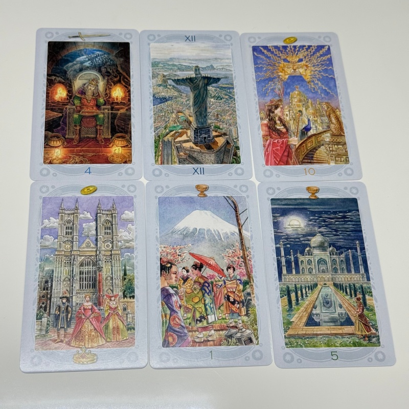 ТАРО СВЯЩЕННЫХ МЕСТ Russian Ve - Tarot Cards Deck With Guidebook review and price