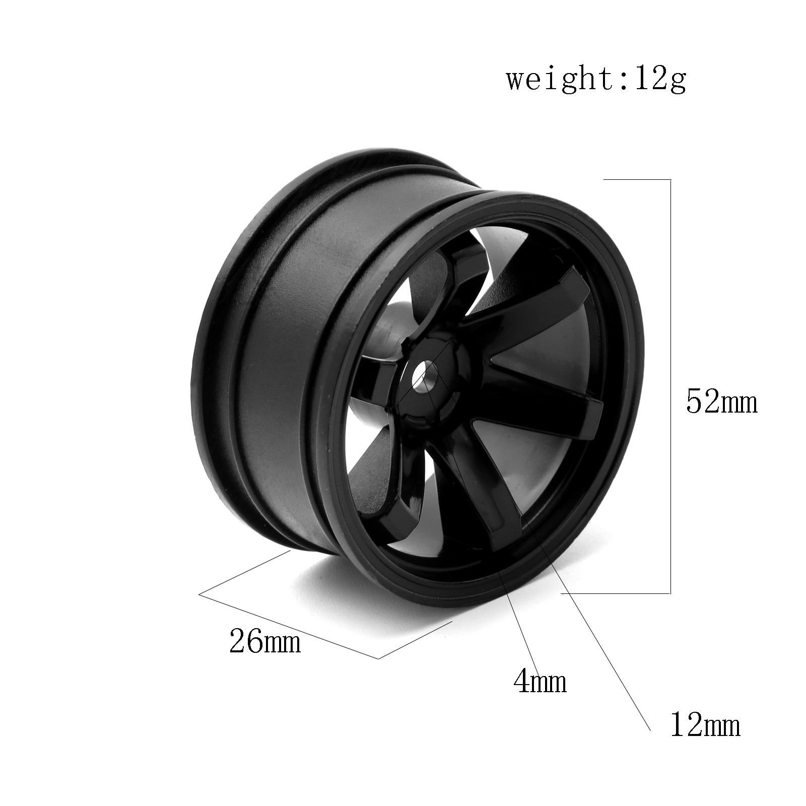 4pcs  Plastic Wheel Hub RC Rac - Remote Control Toys review and price