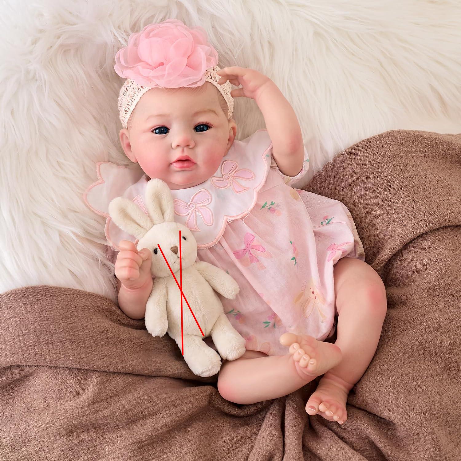 abigail 48CM Realistic Finishe - Reborn Baby Doll Silicone Realistic review and price