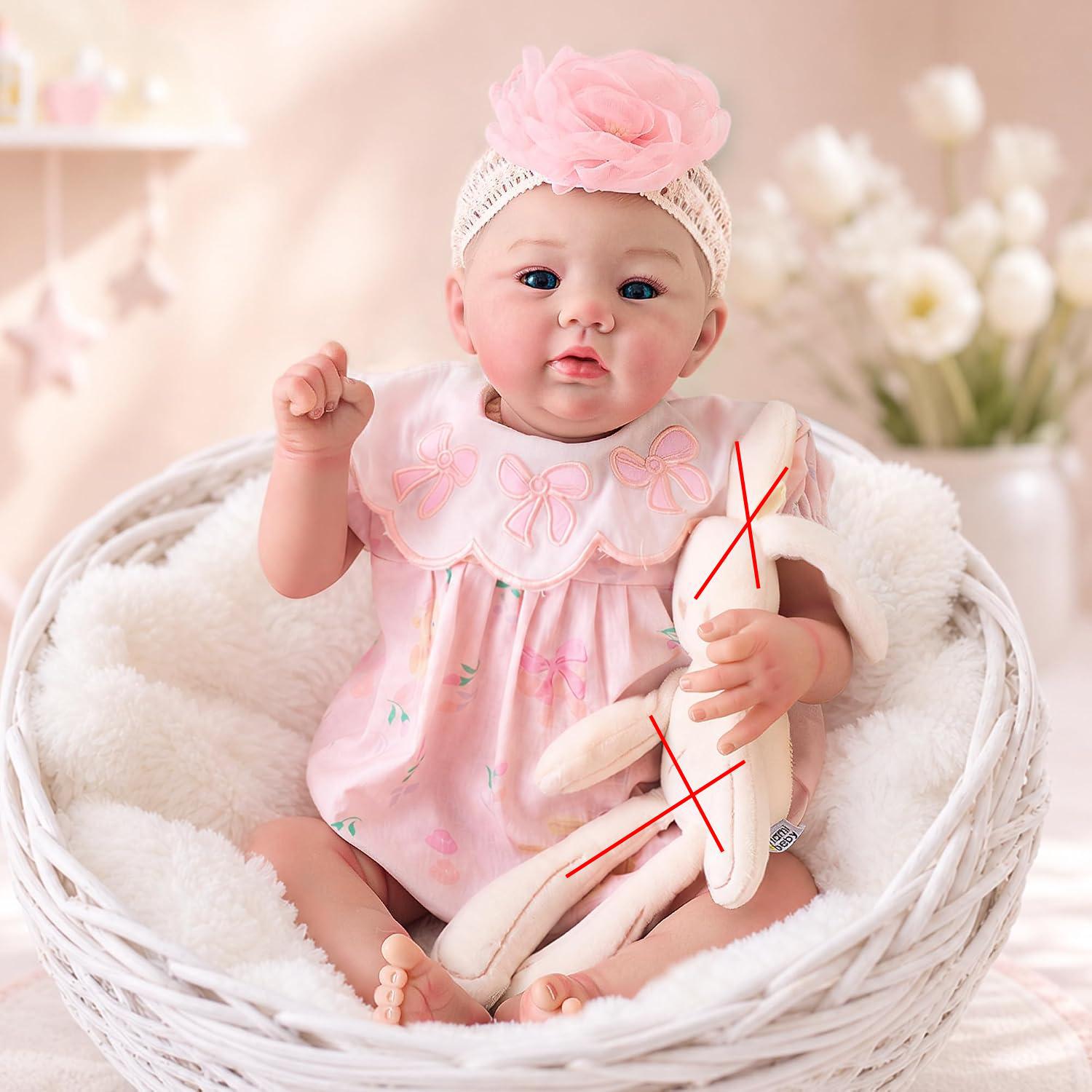 abigail 48CM Realistic Finishe - Reborn Baby Doll Silicone Realistic review and price